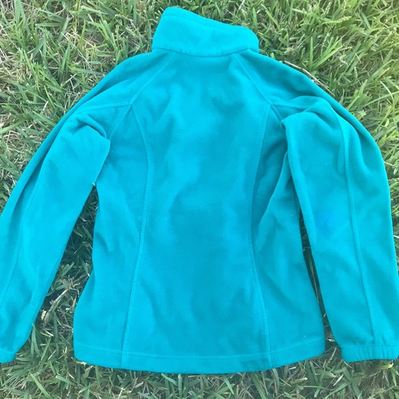 ♦️$5♦️Small Columbia teal fleece jacket - Picture 3 of 5